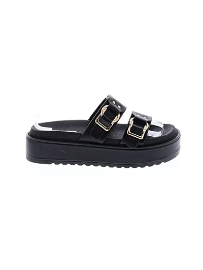 Pre-owned Steve Madden Sandals In Black