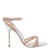 Steve Madden Bryanna Strappy Metallic Sandals In Gold