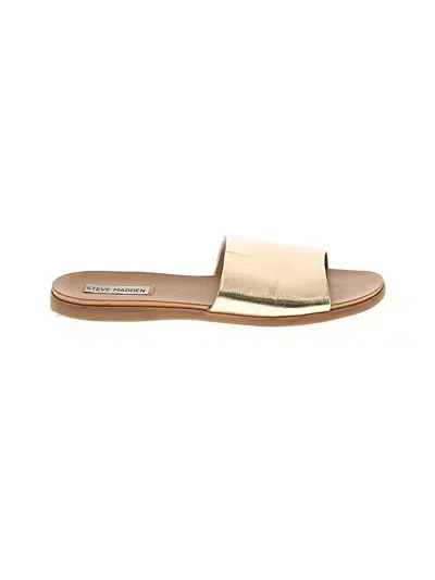 Pre-owned Steve Madden Sandals In Gold