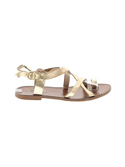 Pre-owned Steve Madden Sandals In Gold