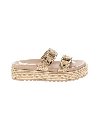 Pre-owned Steve Madden Sandals In Gold