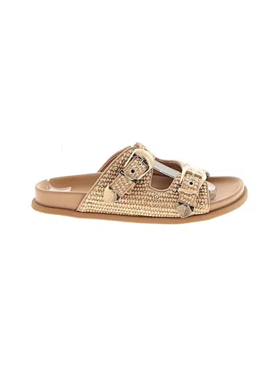 Pre-owned Steve Madden Sandals In Gold