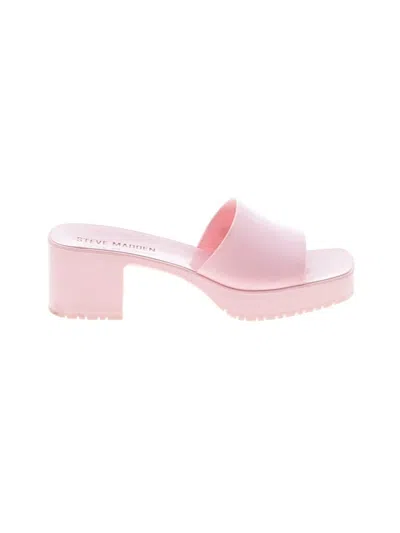 Pre-owned Steve Madden Sandals In Pink