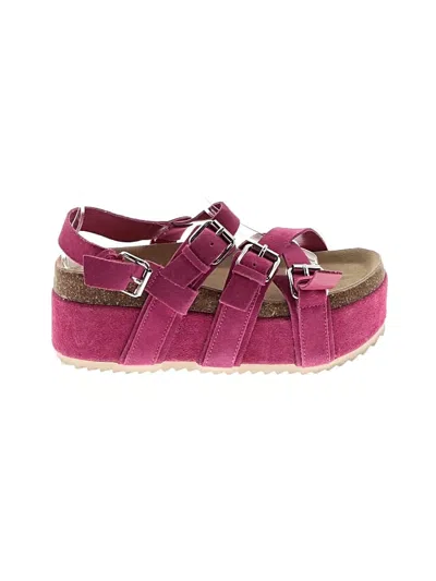 Pre-owned Steve Madden Sandals In Pink