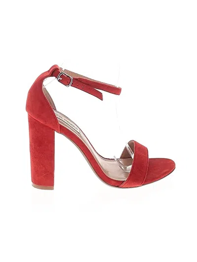 Pre-owned Steve Madden Sandals In Red