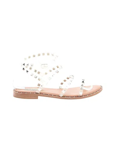 Pre-owned Steve Madden Sandals In Silver