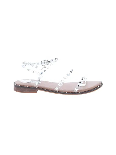 Pre-owned Steve Madden Sandals In Silver