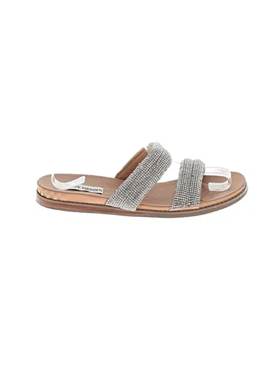 Pre-owned Steve Madden Sandals In Silver