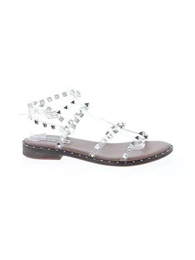 Pre-owned Steve Madden Sandals In Silver