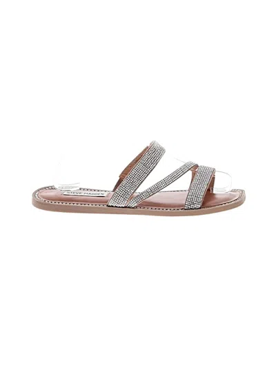 Pre-owned Steve Madden Sandals In Silver