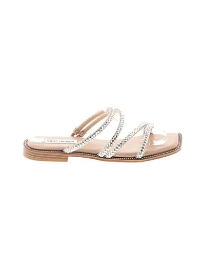 Pre-owned Steve Madden Sandals In Silver