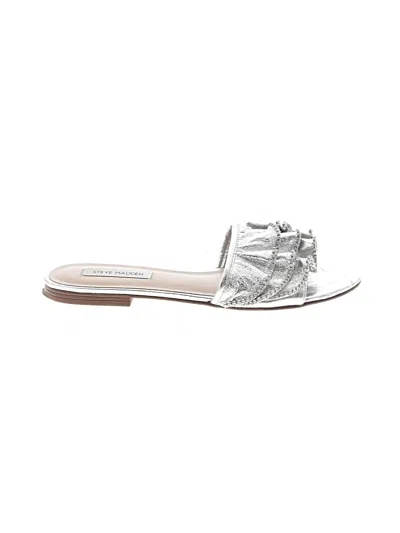 Pre-owned Steve Madden Sandals In Silver