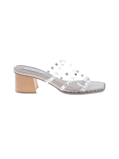 Pre-owned Steve Madden Sandals In Silver