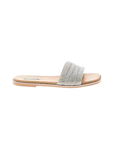 Pre-owned Steve Madden Sandals In Silver