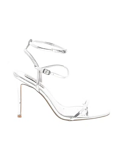 Pre-owned Steve Madden Sandals In Silver