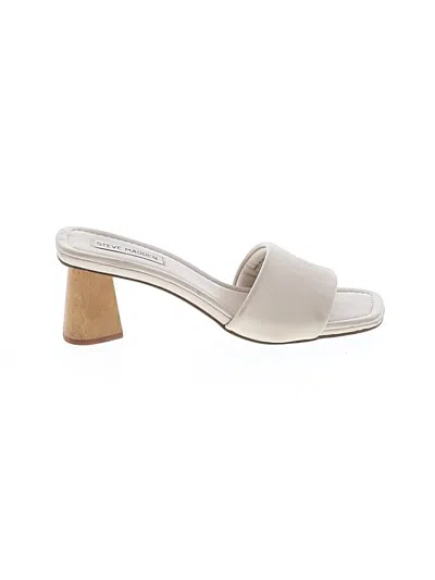 Pre-owned Steve Madden Sandals In White
