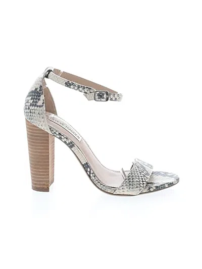 Pre-owned Steve Madden Sandals In White