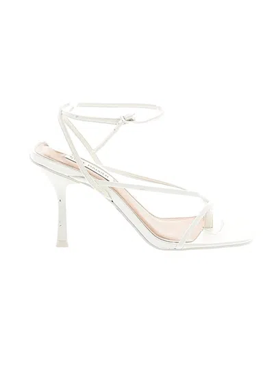 Pre-owned Steve Madden Sandals In White