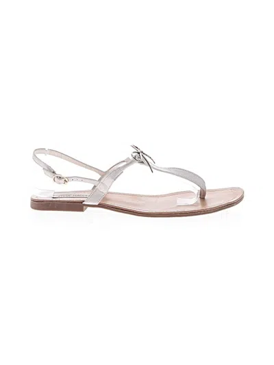 Pre-owned Steve Madden Sandals In White