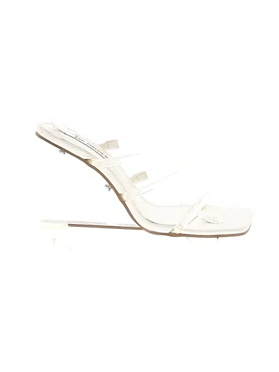 Pre-owned Steve Madden Sandals In White