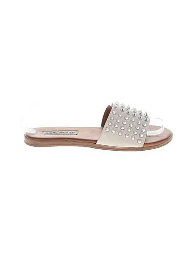 Pre-owned Steve Madden Sandals In White
