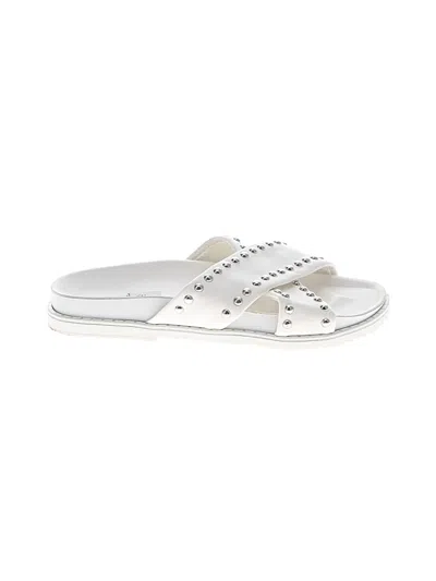 Pre-owned Steve Madden Sandals In White