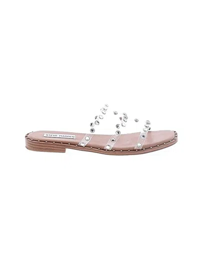 Pre-owned Steve Madden Sandals In White
