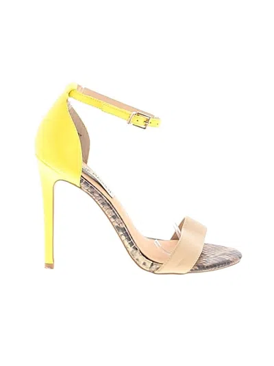 Pre-owned Steve Madden Sandals In Yellow