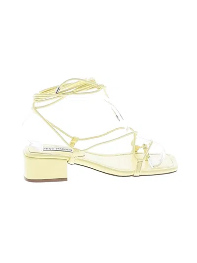 Pre-owned Steve Madden Sandals In Yellow