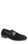 Steve Madden Santee Penny Loafer In Black