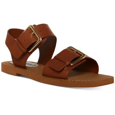 Steve Madden Santo Womens Buckle Slingback Sandals In Multi