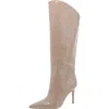 Steve Madden Sarina Womens Patent Pointed Toe Knee-high Boots In Multi