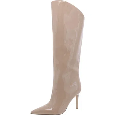 Steve Madden Sarina Womens Patent Pointed Toe Knee-high Boots In Multi