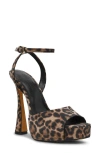 Steve Madden Sass Ankle Strap Platform Sandal In Multi