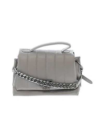 Pre-owned Steve Madden Satchel In Gray