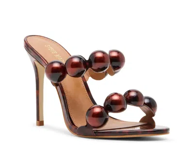 Steve Madden Saturn Sandal In Burgundy