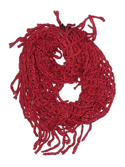 Pre-owned Steve Madden Scarf In Burgundy
