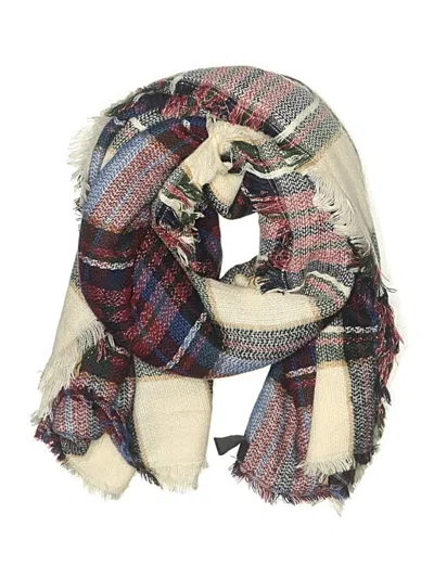 Pre-owned Steve Madden Scarf In Burgundy