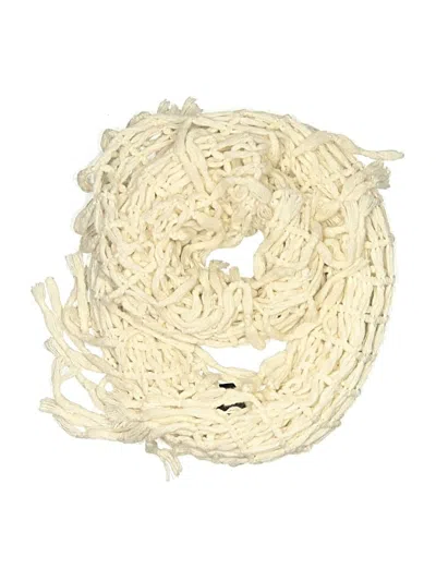 Pre-owned Steve Madden Scarf In White