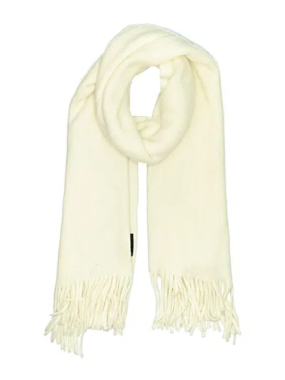 Pre-owned Steve Madden Scarf In White