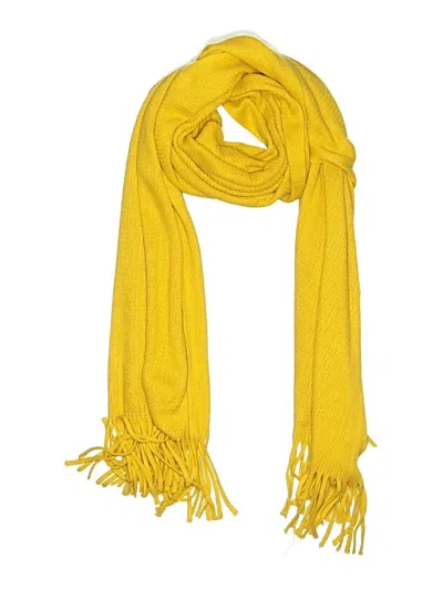 Pre-owned Steve Madden Scarf In Yellow