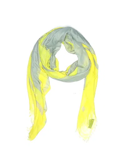 Pre-owned Steve Madden Scarf In Yellow