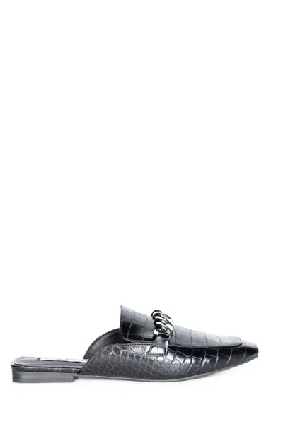 Steve Madden Scarpe Links Black Croco In Nero