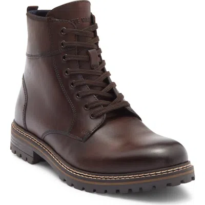 Steve Madden Scotch Lug Sole Boot In Brown