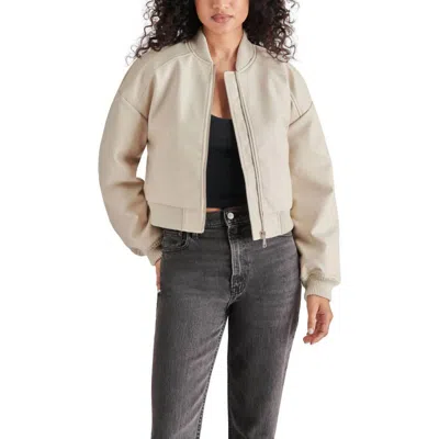 Steve Madden Giacca Donna In Finto Montone - Austen Jacket - Stile Aviatore