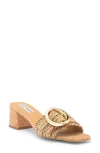 Steve Madden Seacrest Sandal In Gold Glitter