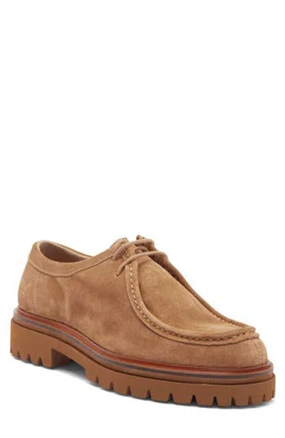 Steve Madden Seager Lug Sole Shoe In Taupe