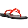 Steve Madden Seasalt Flip Flop In Red