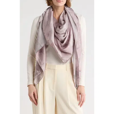 Steve Madden Secret Garden Satin Scarf In Multi