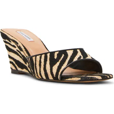 Steve Madden Seleste Wedge Slide Sandal In Multi